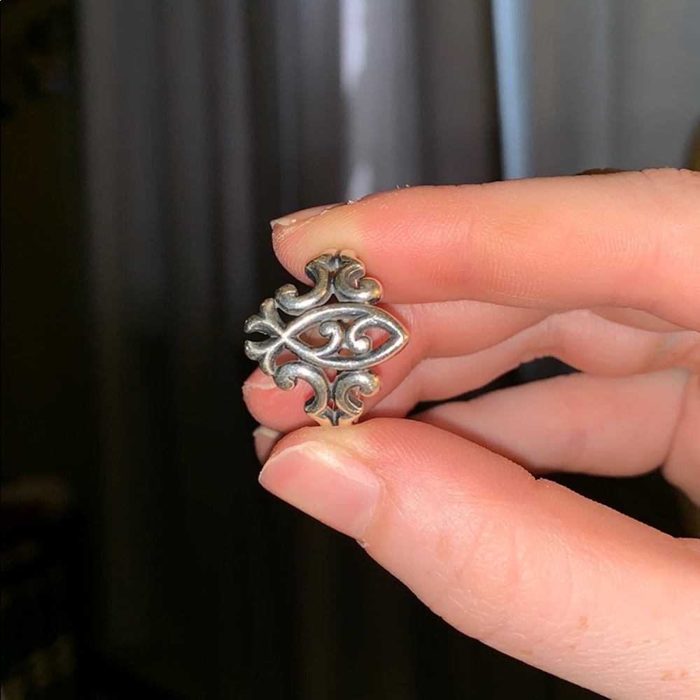 James Avery scrolled ichthus ring